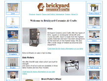 Tablet Screenshot of brickyardceramicsandcrafts.com